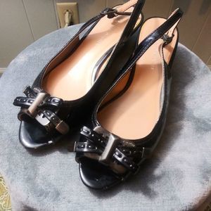 Aigner Peep Toe Slingback